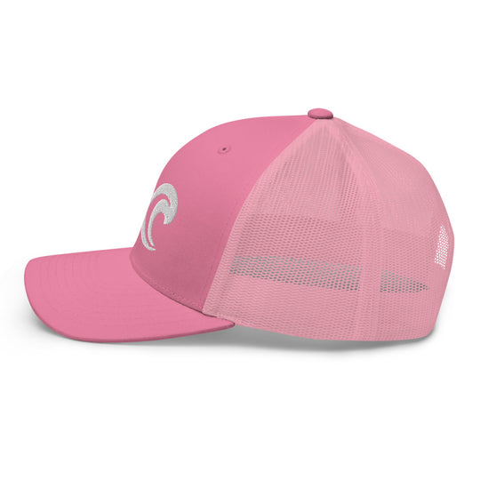 Surfinity Classic Wave Snapback - Yupoong 6606 - Pink/Pink